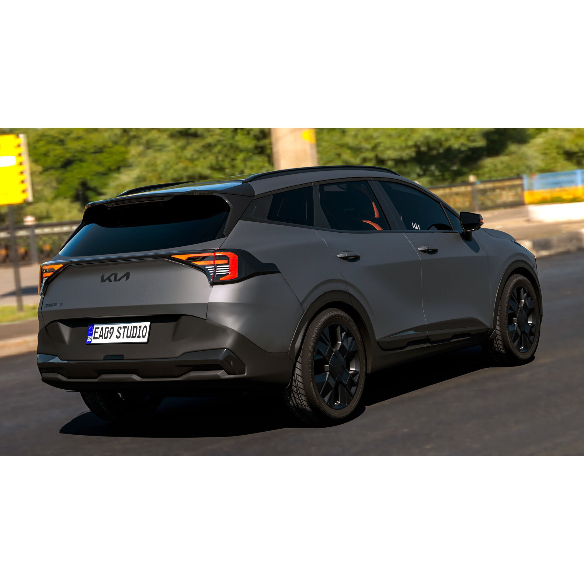 2026 Kia Sportage - High-Poly Game-Ready 3D Model - View 3