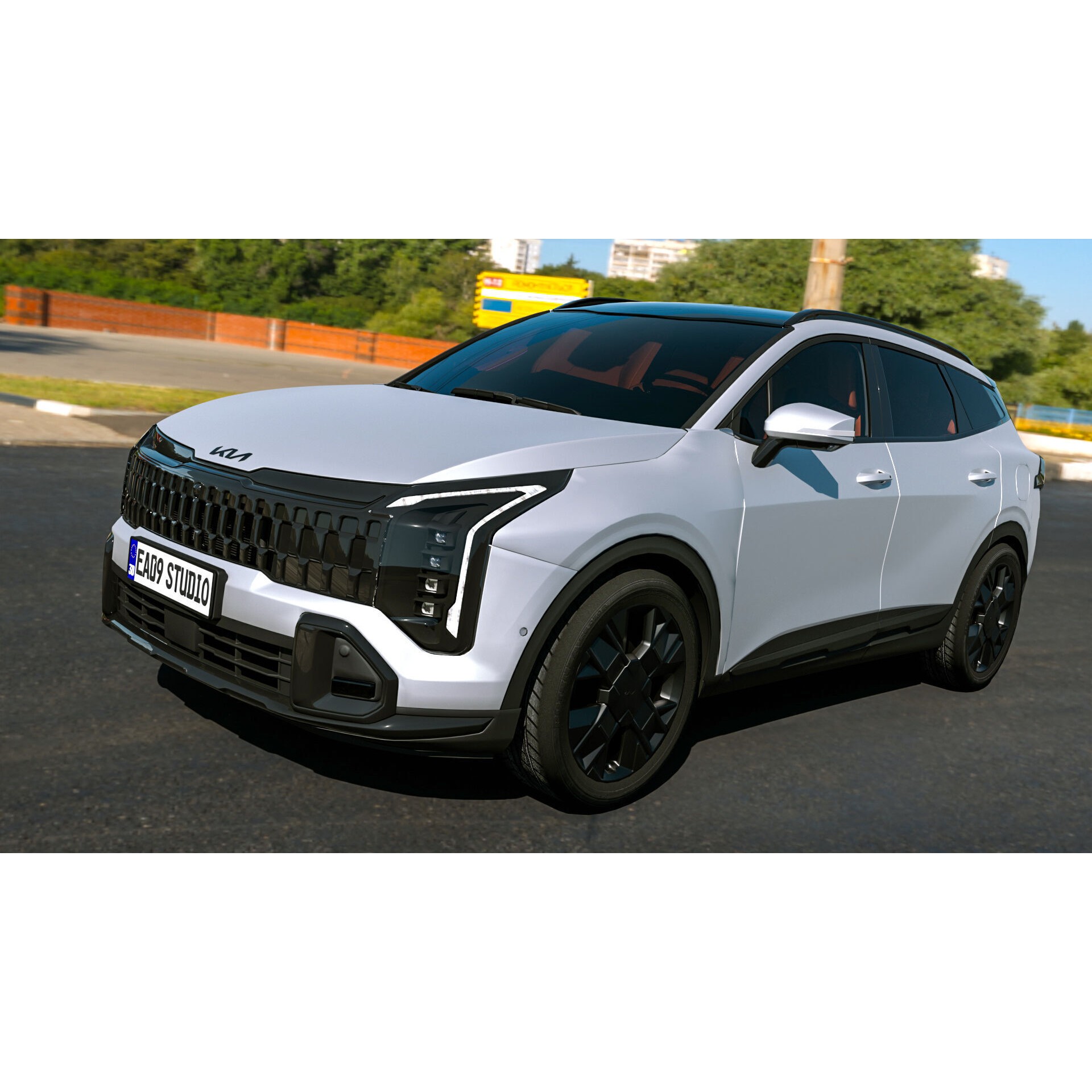 2026 Kia Sportage - High-Poly Game-Ready 3D Model - View 4