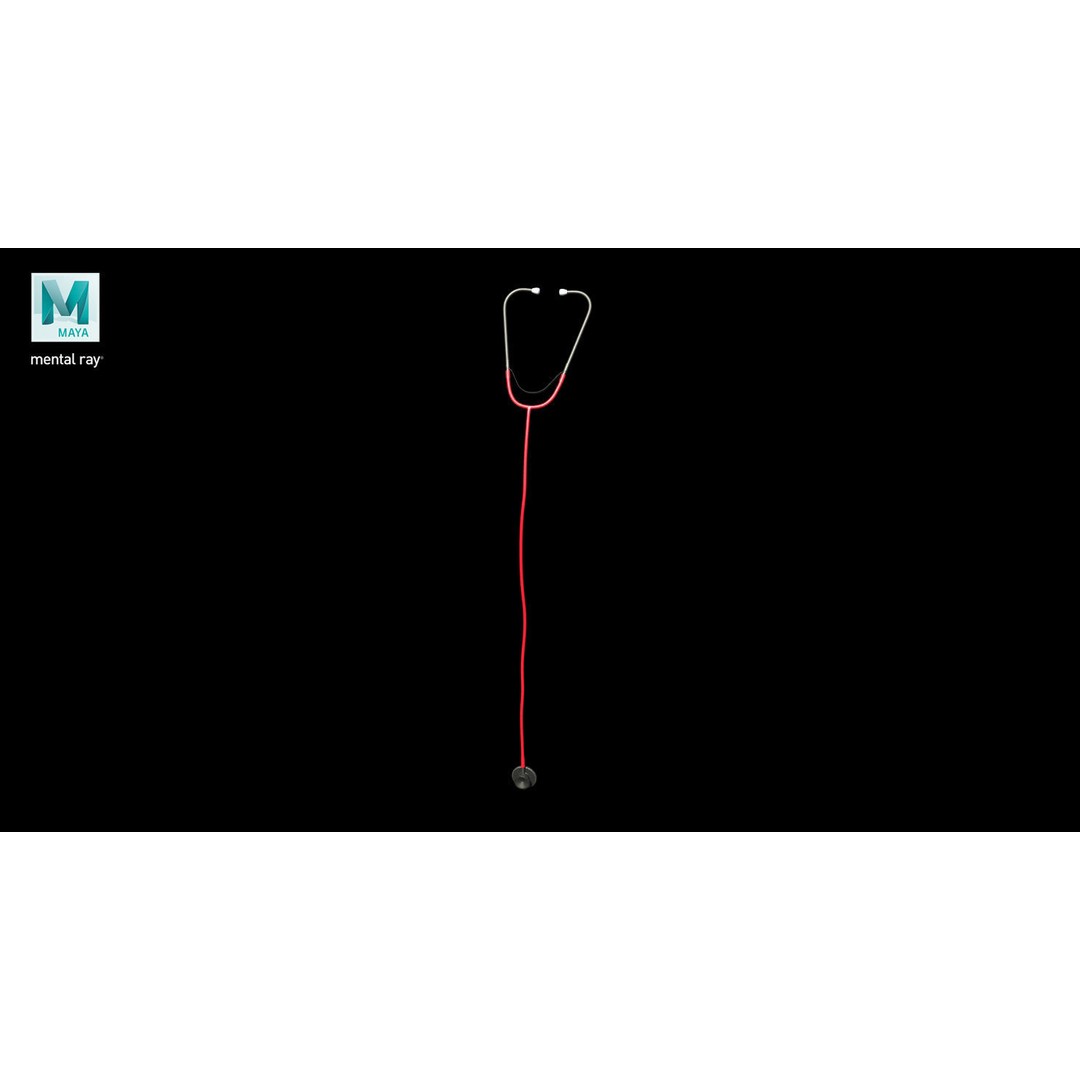 Stethoscope 3D Model – Low Poly Medical Equipment, FBX, OBJ - View 24