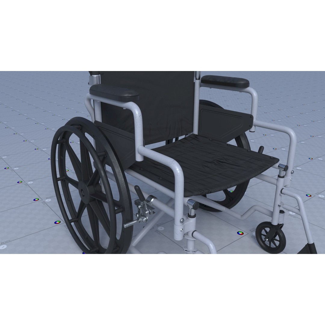 Lower Limbs Supportive 3D Model – Low Poly PBR Medical Asset, FBX, OBJ - View 16