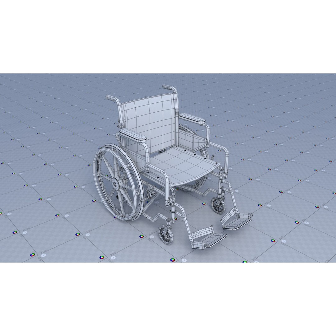 Lower Limbs Supportive 3D Model – Low Poly PBR Medical Asset, FBX, OBJ - View 17