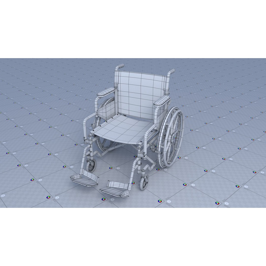 Lower Limbs Supportive 3D Model – Low Poly PBR Medical Asset, FBX, OBJ - View 19