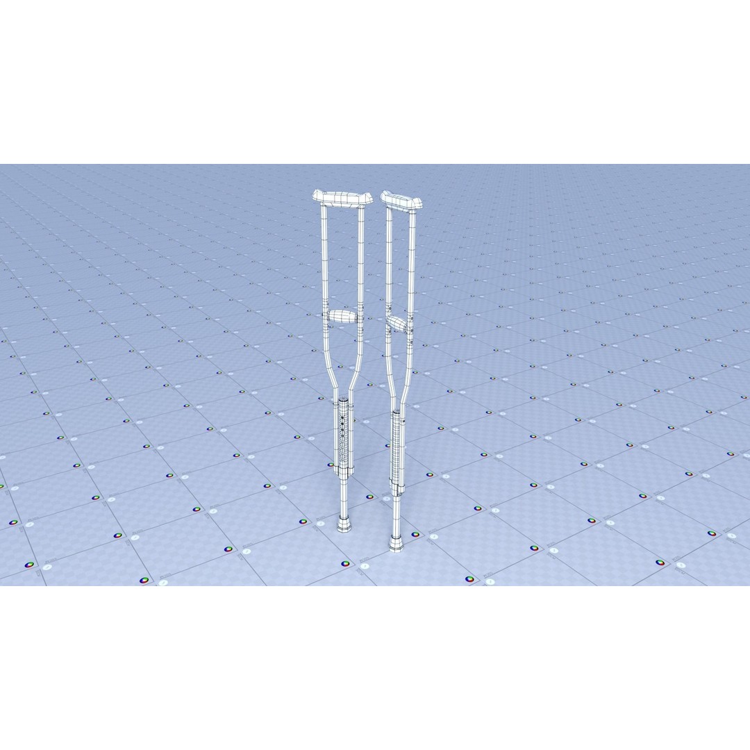 Lower Limbs Supportive 3D Model – Low Poly PBR Medical Asset, FBX, OBJ - View 48