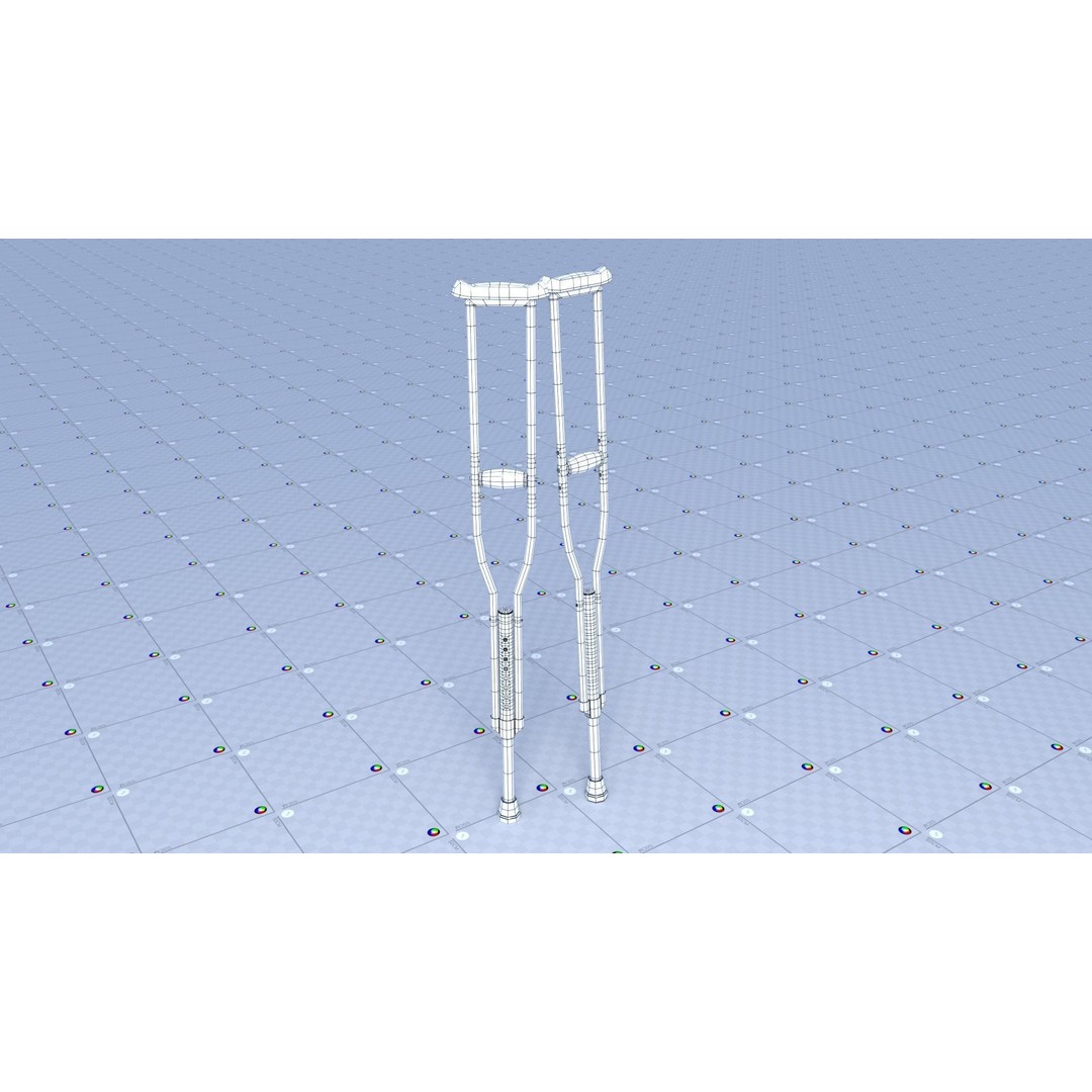 Lower Limbs Supportive 3D Model – Low Poly PBR Medical Asset, FBX, OBJ - View 50