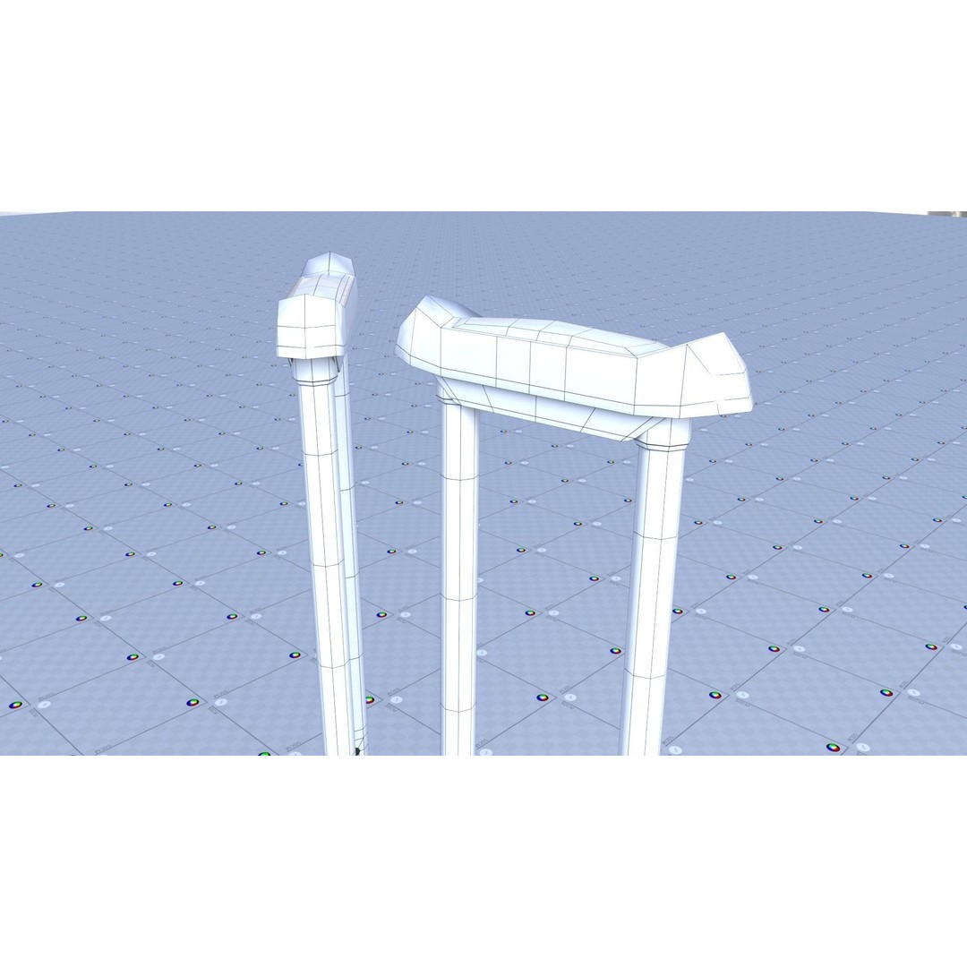 Lower Limbs Supportive 3D Model – Low Poly PBR Medical Asset, FBX, OBJ - View 51