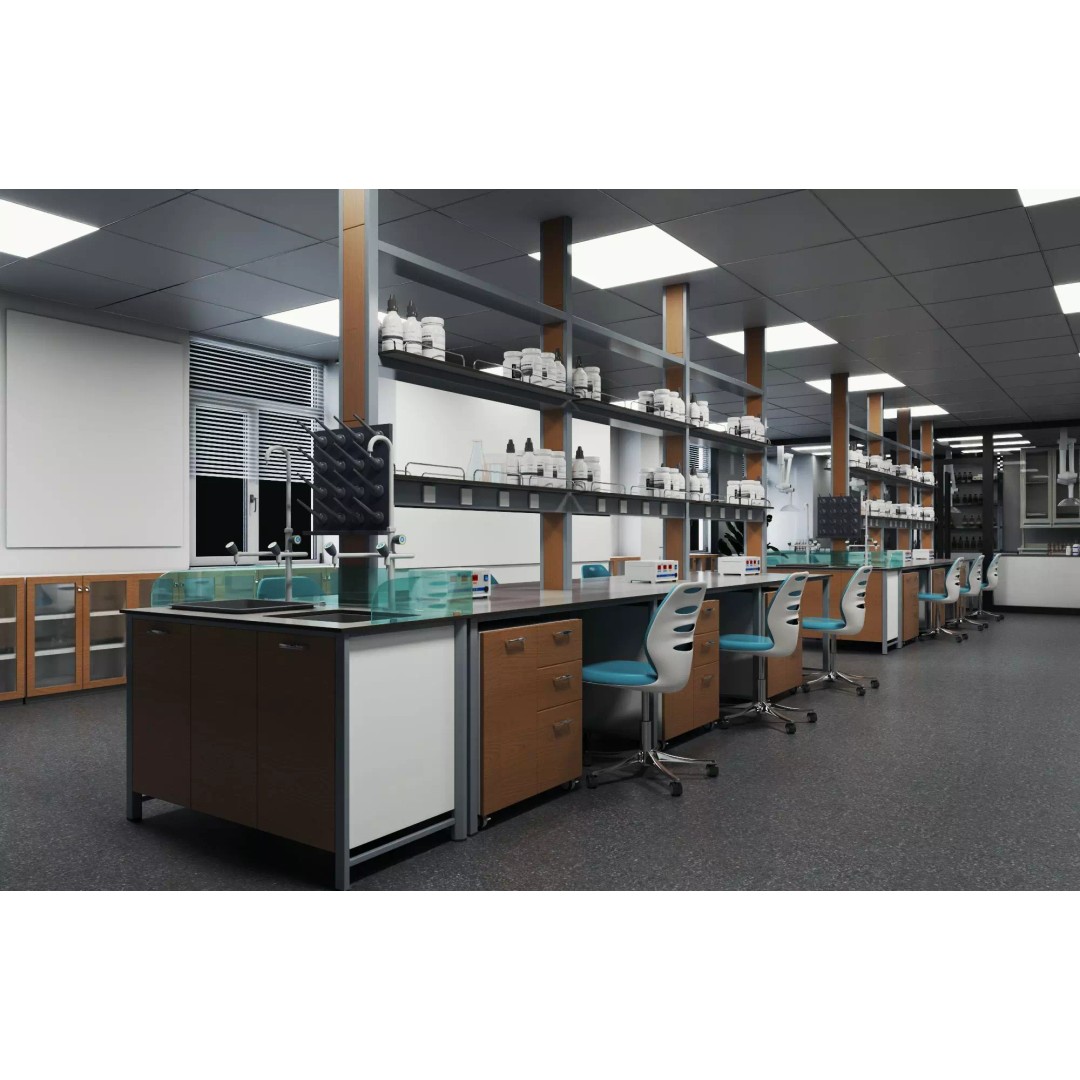 Modern Science Laboratory 3D Model – Low Poly Game Asset, FBX - View 2