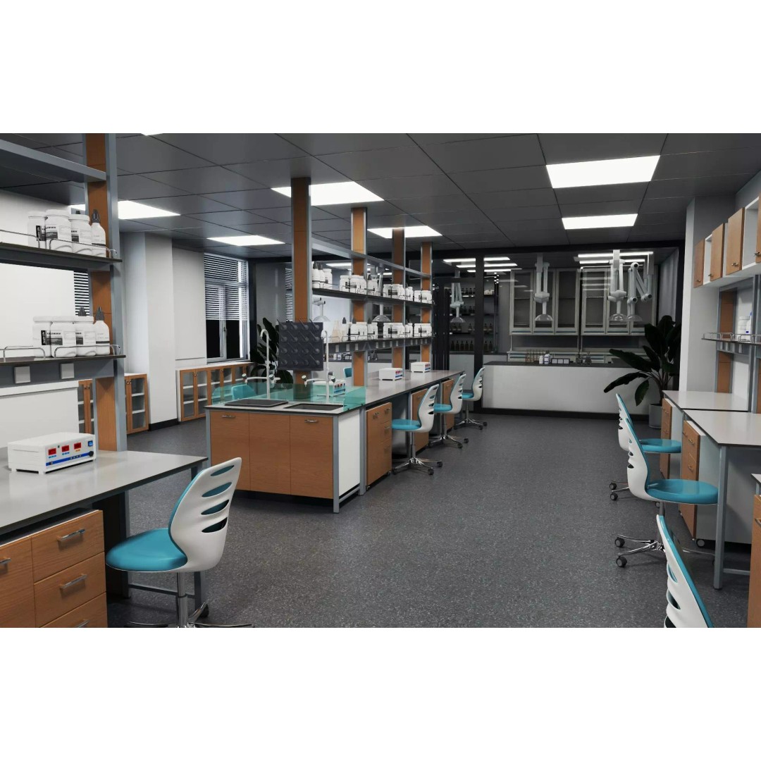 Modern Science Laboratory 3D Model – Low Poly Game Asset, FBX - View 5