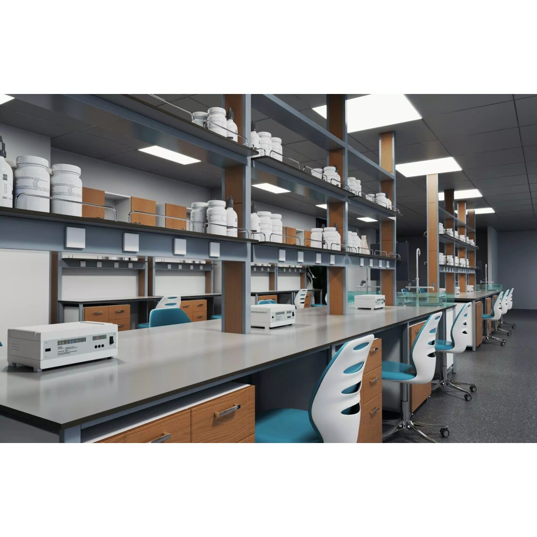Modern Science Laboratory 3D Model – Low Poly Game Asset, FBX - View 7