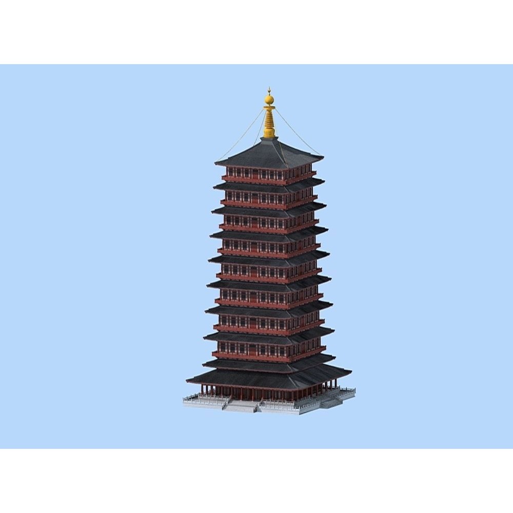 Ancient Chinese Architecture 3D Model – Traditional Palatial Design, PBR - View 13