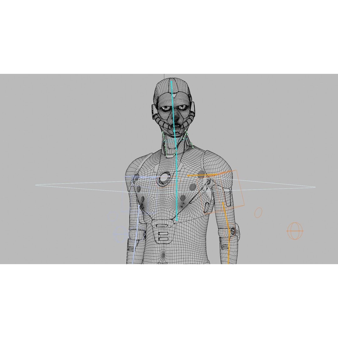 i-HOMO 03 3D Model – Rigged Sci-Fi Character for Unity, Unreal Engine