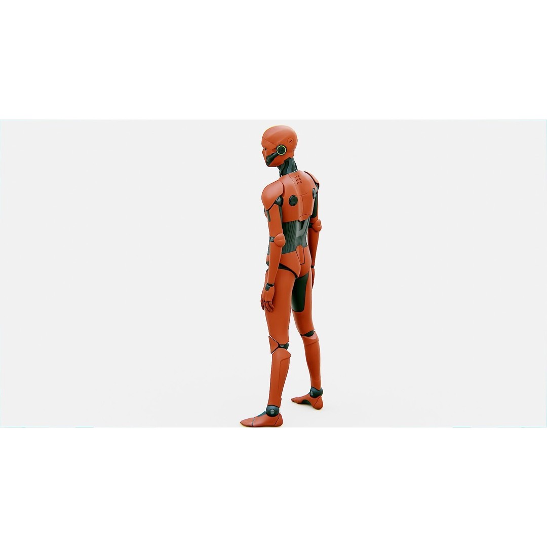 i-HOMO 03 3D Model – Rigged Sci-Fi Character for Unity, Unreal Engine - View 10