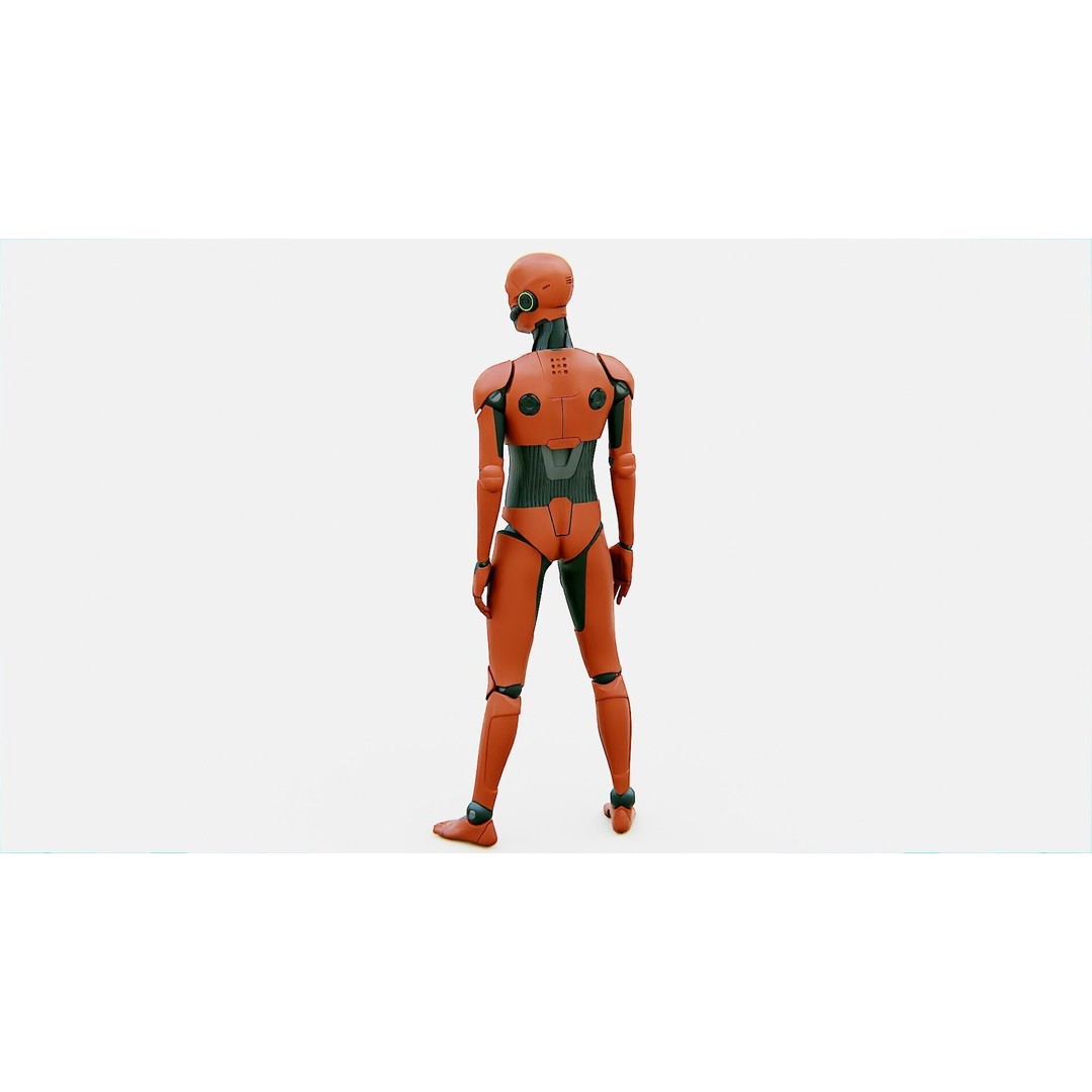 i-HOMO 03 3D Model – Rigged Sci-Fi Character for Unity, Unreal Engine - View 12