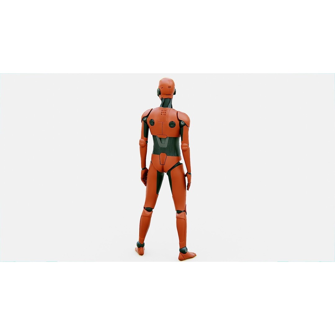 i-HOMO 03 3D Model – Rigged Sci-Fi Character for Unity, Unreal Engine - View 14