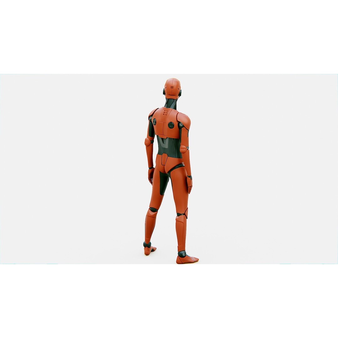 i-HOMO 03 3D Model – Rigged Sci-Fi Character for Unity, Unreal Engine - View 15