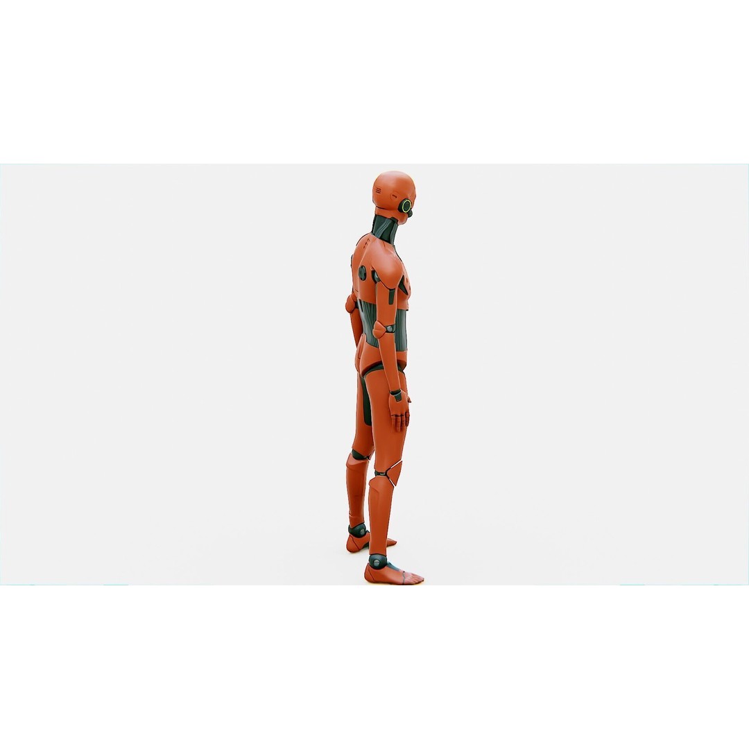 i-HOMO 03 3D Model – Rigged Sci-Fi Character for Unity, Unreal Engine - View 17