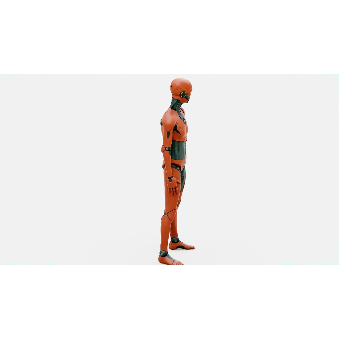 i-HOMO 03 3D Model – Rigged Sci-Fi Character for Unity, Unreal Engine - View 18