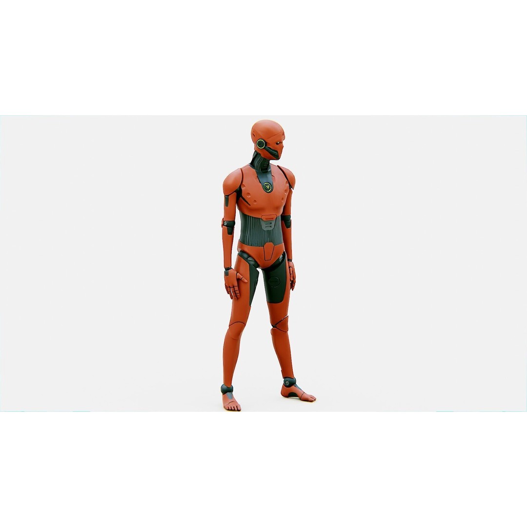 i-HOMO 03 3D Model – Rigged Sci-Fi Character for Unity, Unreal Engine - View 20