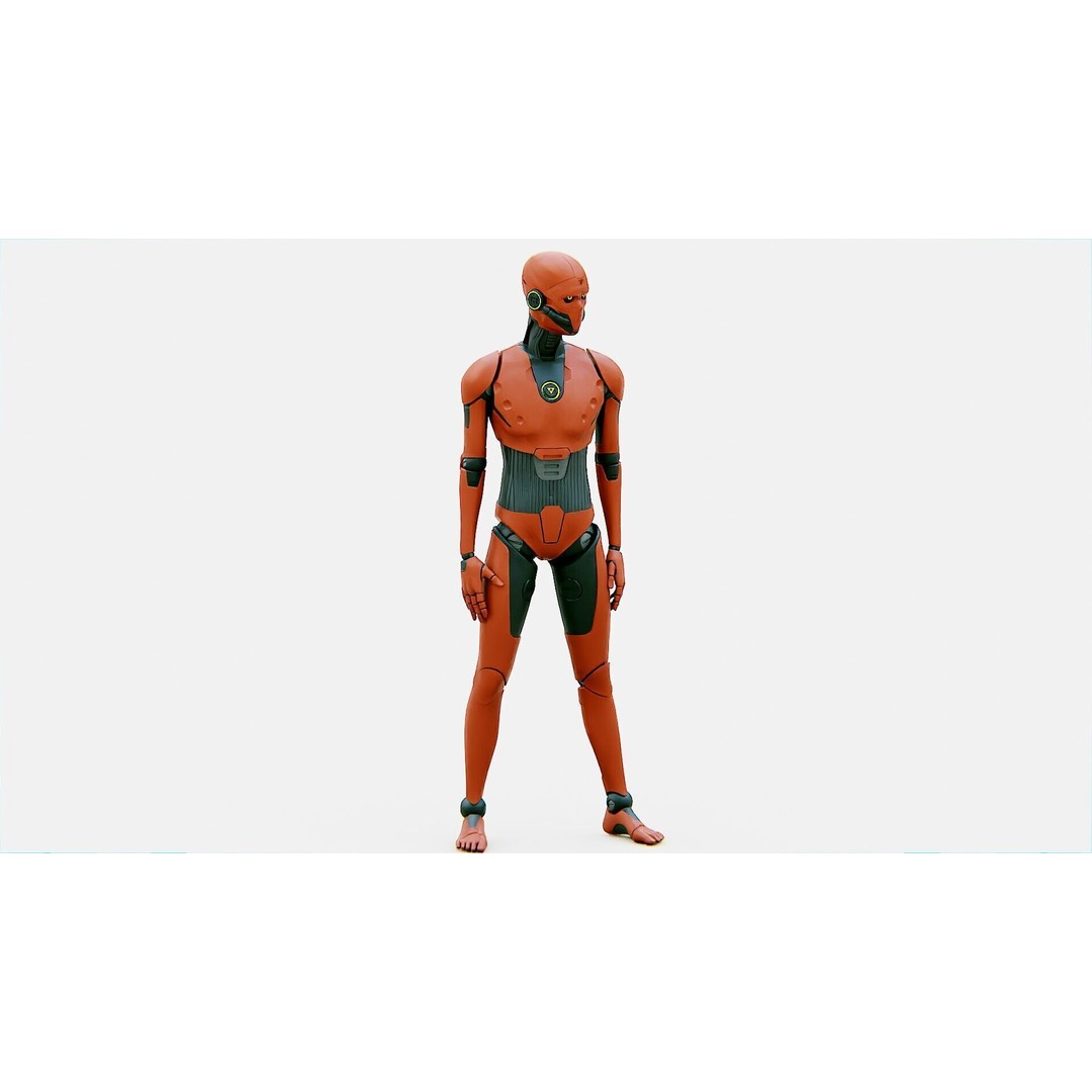 i-HOMO 03 3D Model – Rigged Sci-Fi Character for Unity, Unreal Engine - View 21