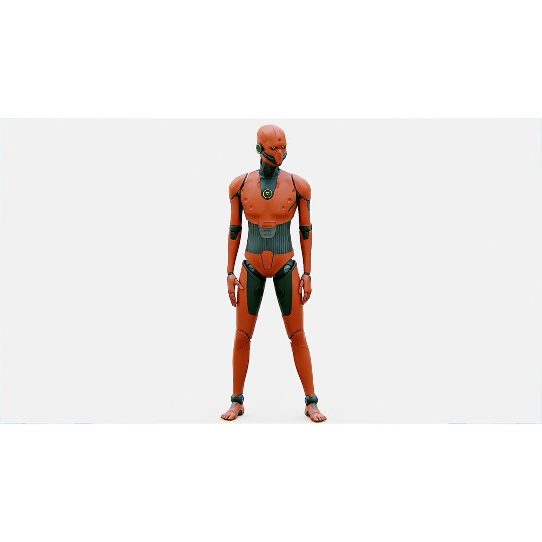 i-HOMO 03 3D Model – Rigged Sci-Fi Character for Unity, Unreal Engine - View 22