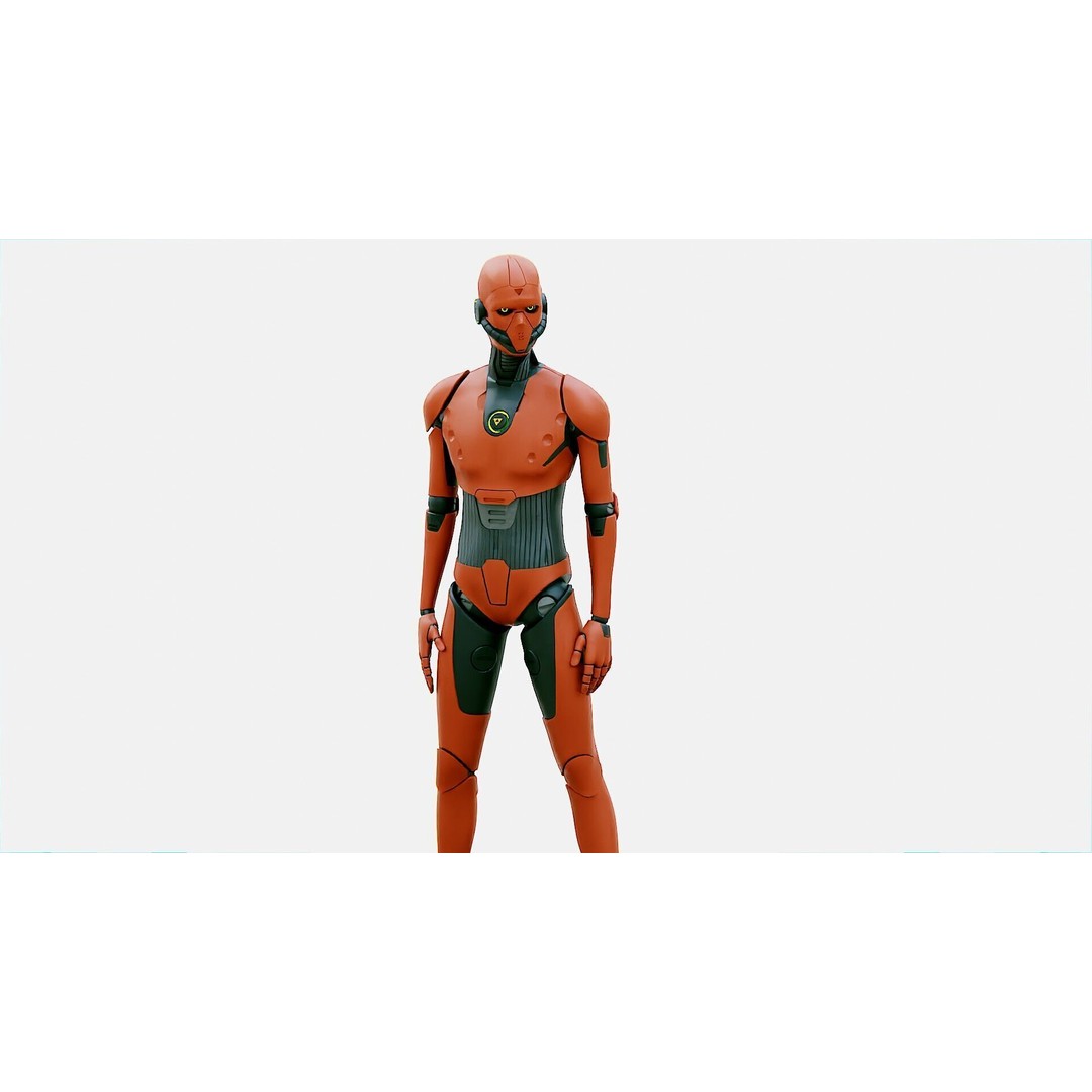 i-HOMO 03 3D Model – Rigged Sci-Fi Character for Unity, Unreal Engine - View 23