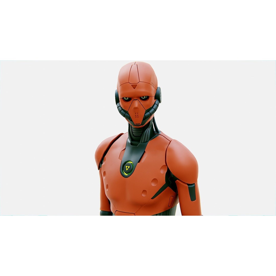 i-HOMO 03 3D Model – Rigged Sci-Fi Character for Unity, Unreal Engine - View 24