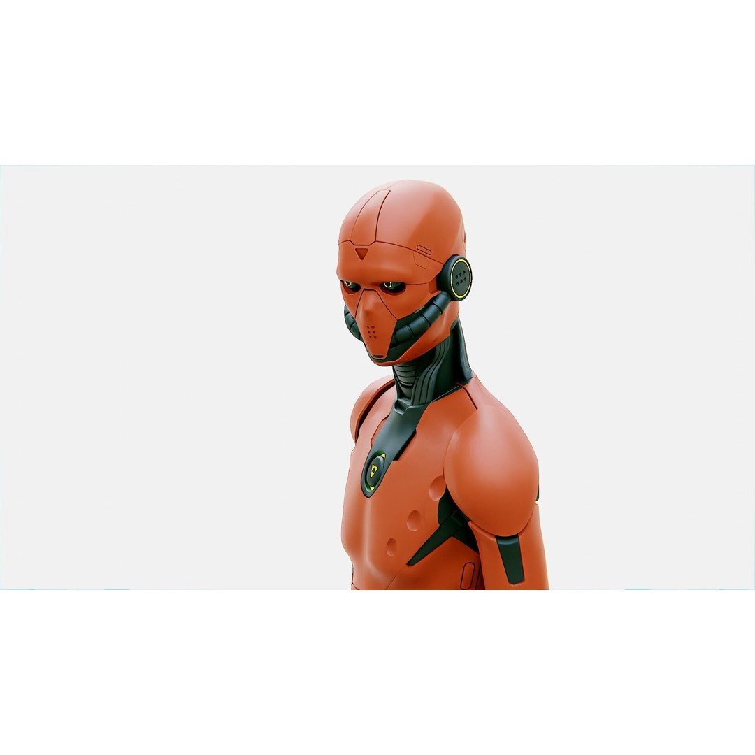 i-HOMO 03 3D Model – Rigged Sci-Fi Character for Unity, Unreal Engine - View 25