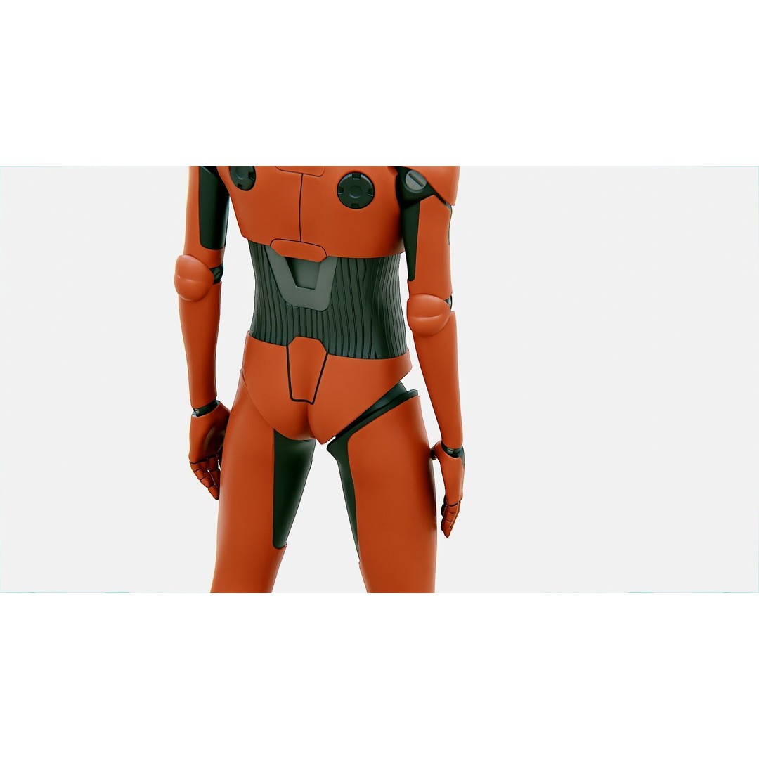 i-HOMO 03 3D Model – Rigged Sci-Fi Character for Unity, Unreal Engine - View 28