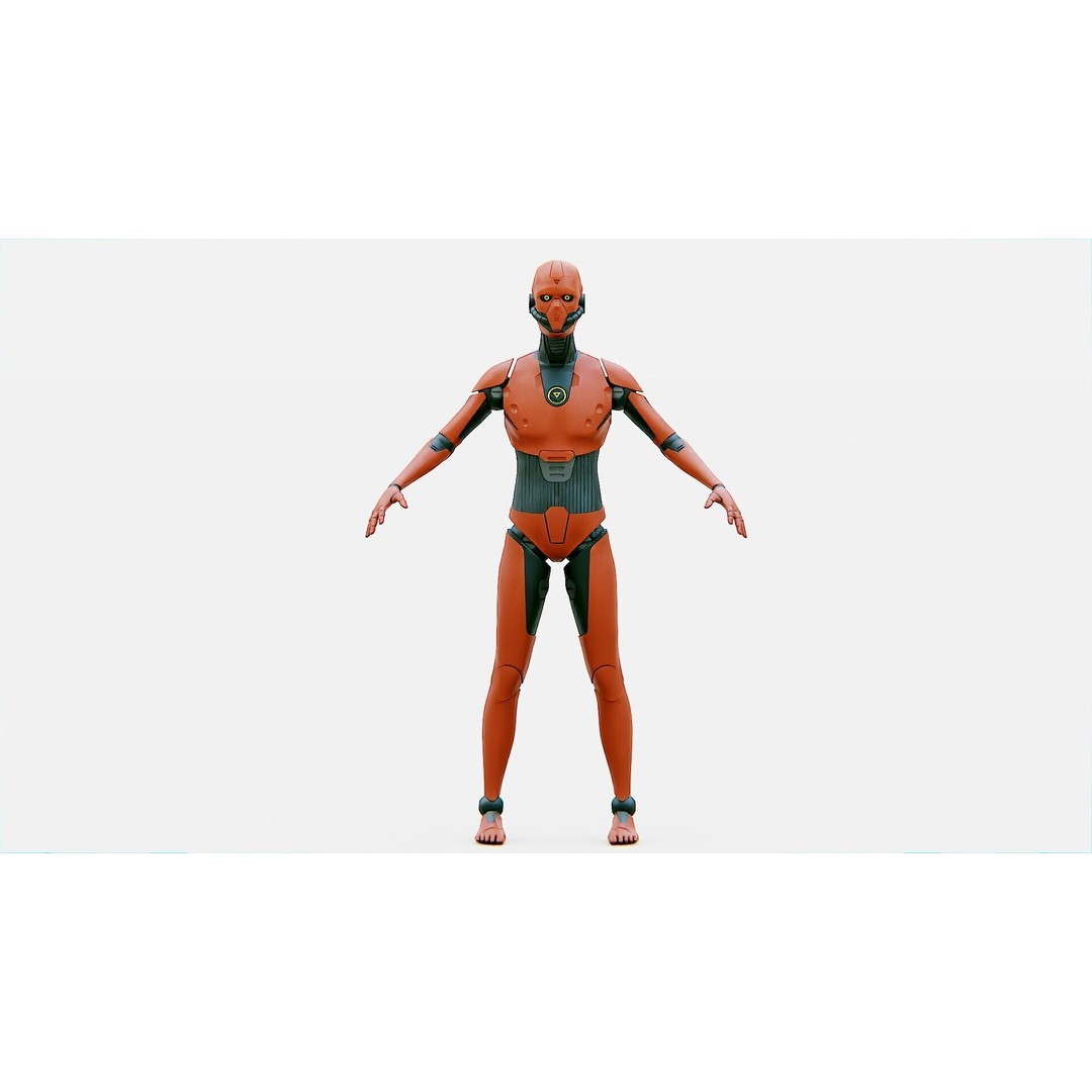 i-HOMO 03 3D Model – Rigged Sci-Fi Character for Unity, Unreal Engine - View 31