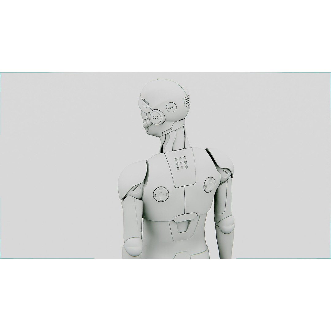 i-HOMO 03 3D Model – Rigged Sci-Fi Character for Unity, Unreal Engine - View 36