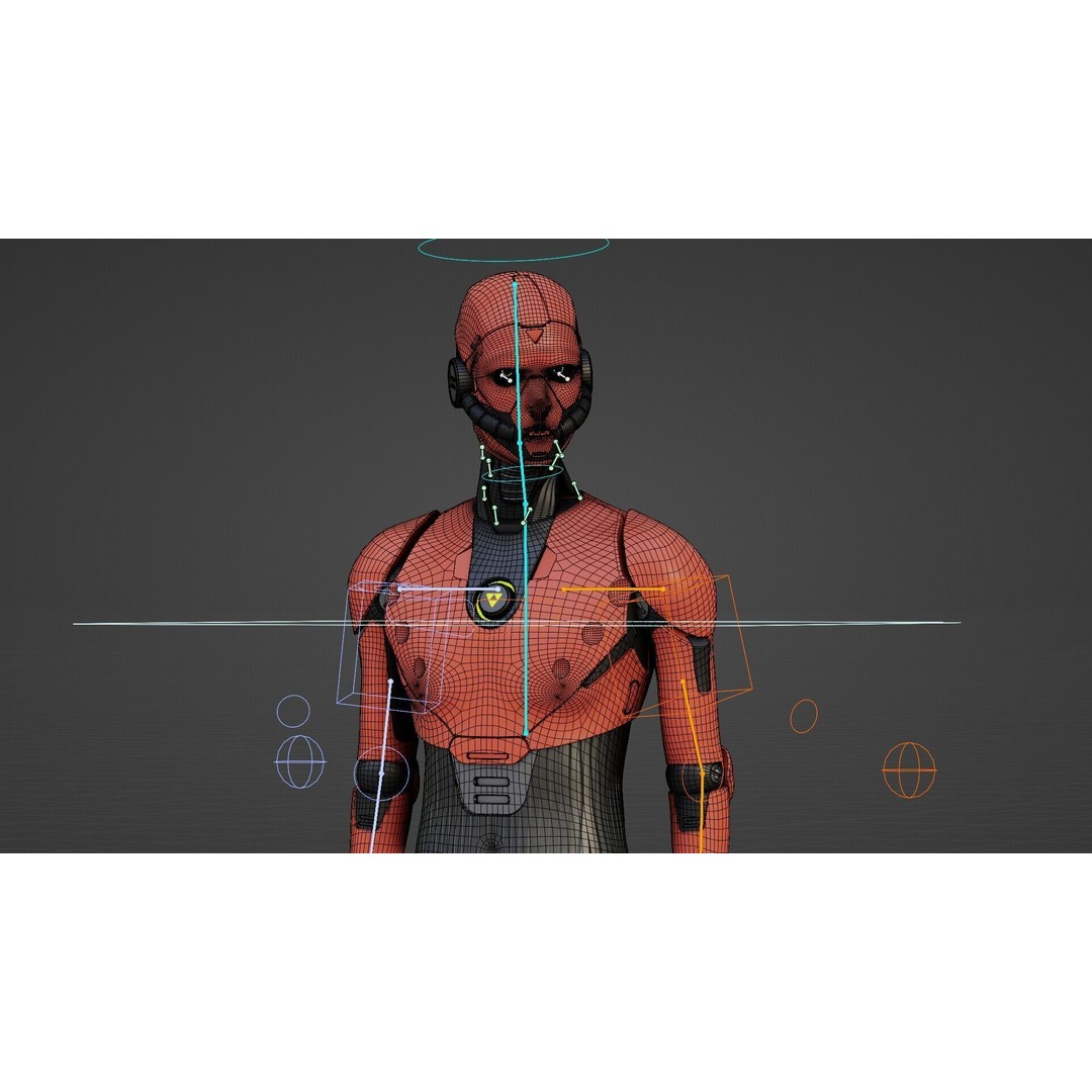 i-HOMO 03 3D Model – Rigged Sci-Fi Character for Unity, Unreal Engine - View 40