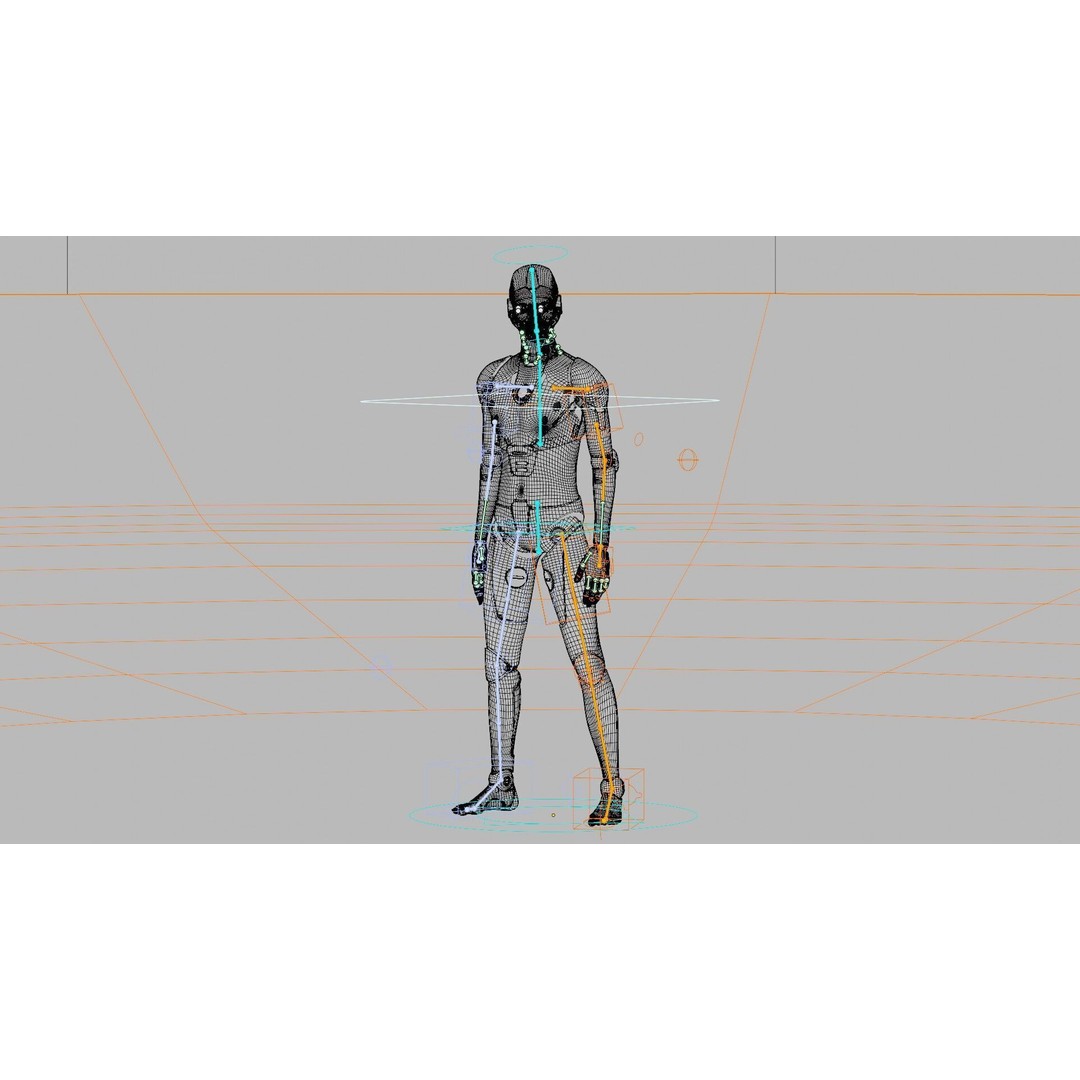 i-HOMO 03 3D Model – Rigged Sci-Fi Character for Unity, Unreal Engine - View 41