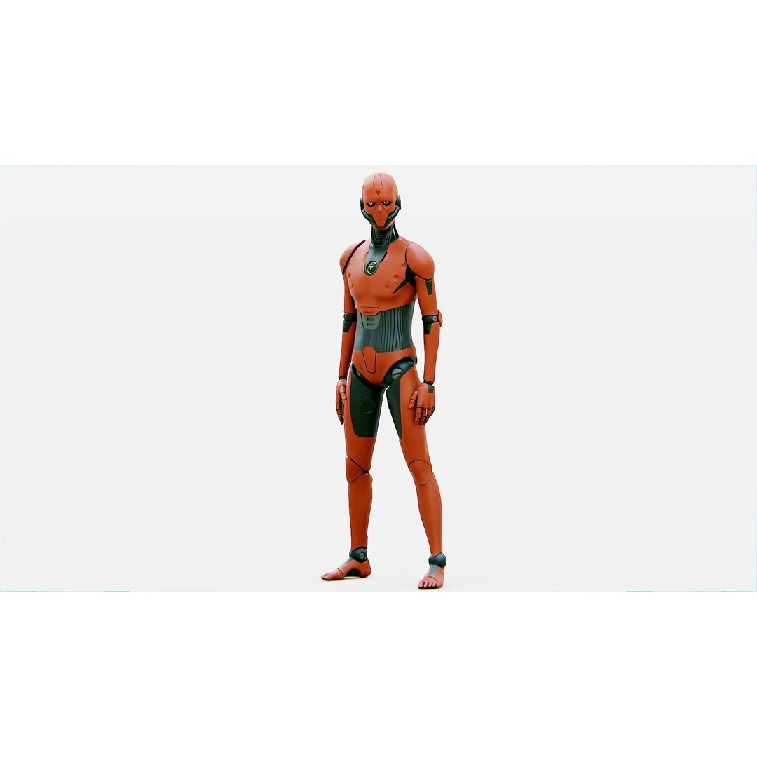 i-HOMO 03 3D Model – Rigged Sci-Fi Character for Unity, Unreal Engine - View 5