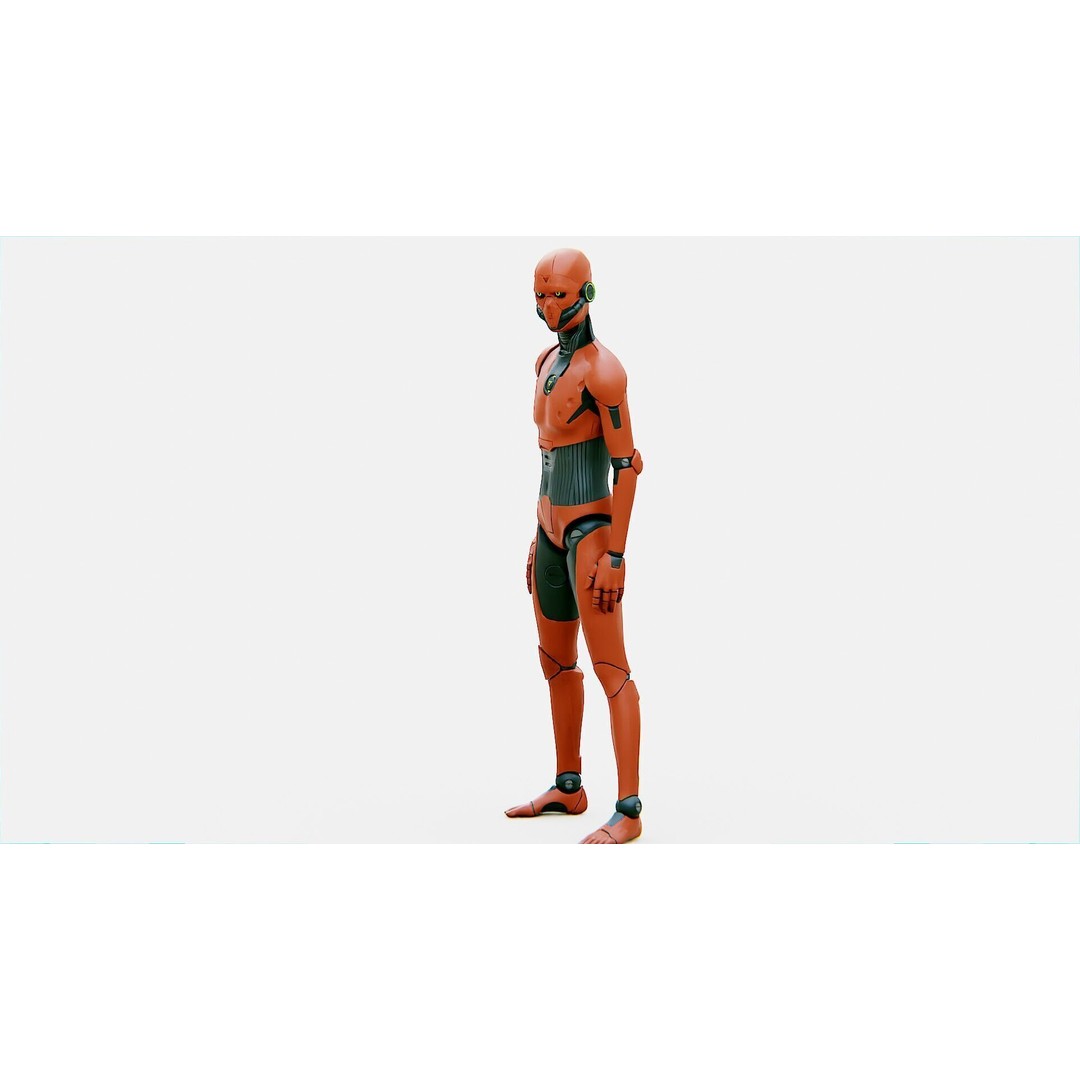 i-HOMO 03 3D Model – Rigged Sci-Fi Character for Unity, Unreal Engine - View 7