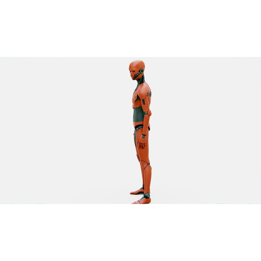 i-HOMO 03 3D Model – Rigged Sci-Fi Character for Unity, Unreal Engine - View 8
