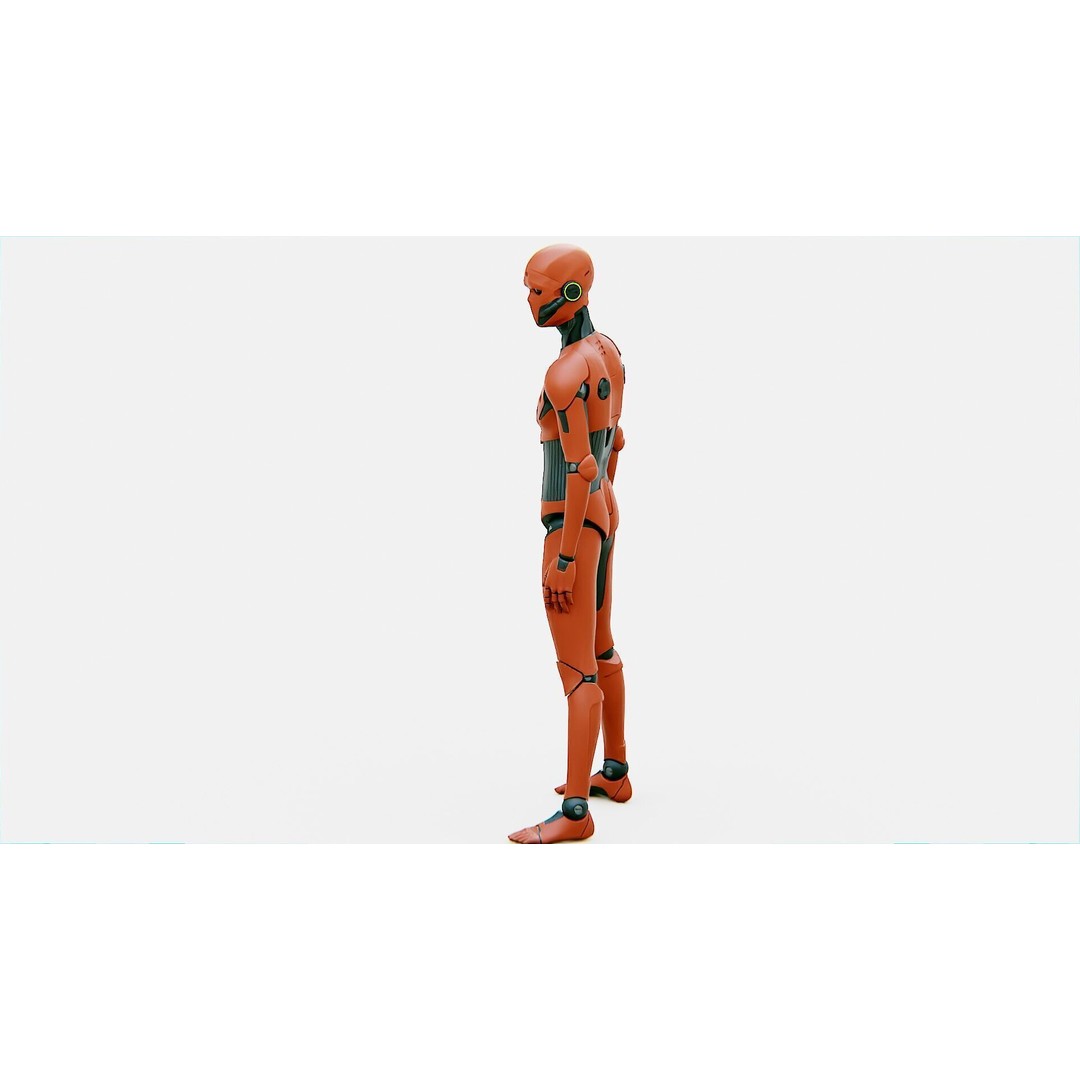 i-HOMO 03 3D Model – Rigged Sci-Fi Character for Unity, Unreal Engine - View 9
