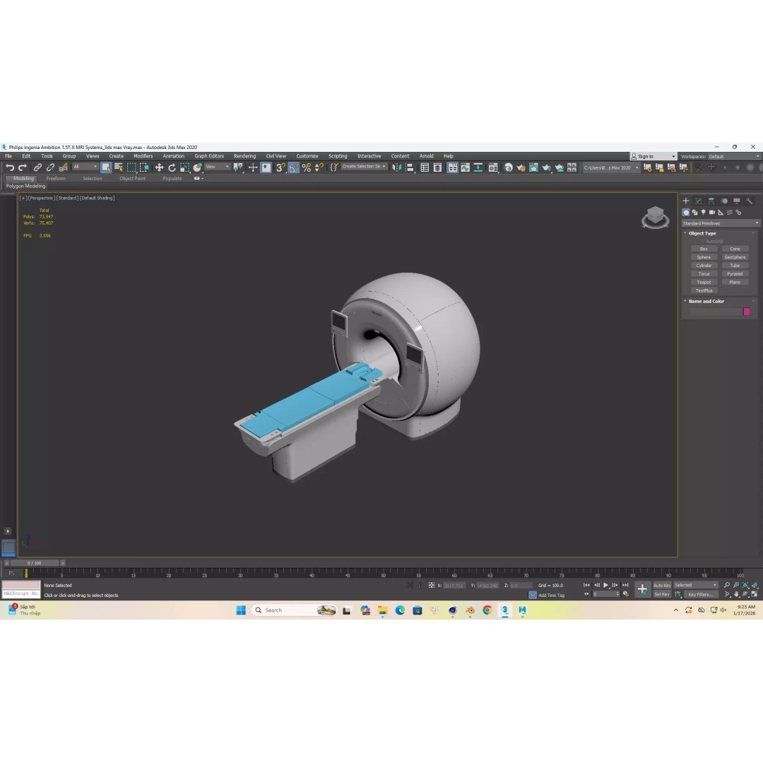 Philips Ingenia Ambition X MRI Systems 3D Model – Low Poly PBR Asset, FBX - View 13