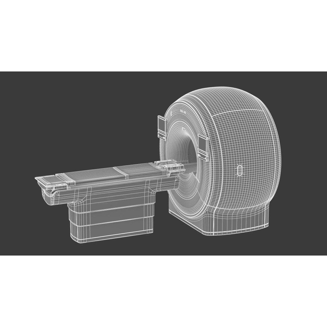 Philips Ingenia Ambition X MRI Systems 3D Model – Low Poly PBR Asset, FBX - View 3