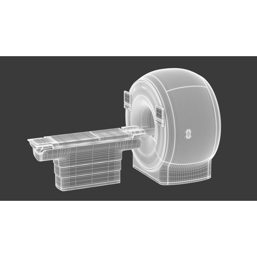 Philips Ingenia Ambition X MRI Systems 3D Model – Low Poly PBR Asset, FBX - View 4
