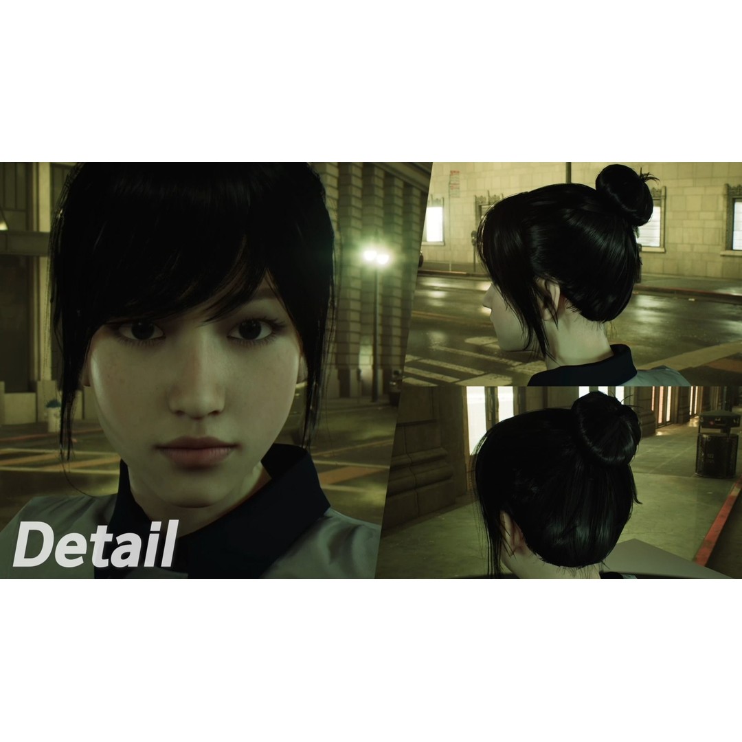 Asian School Girl 3D Model – Game Ready Low Poly Character, FBX - View 4