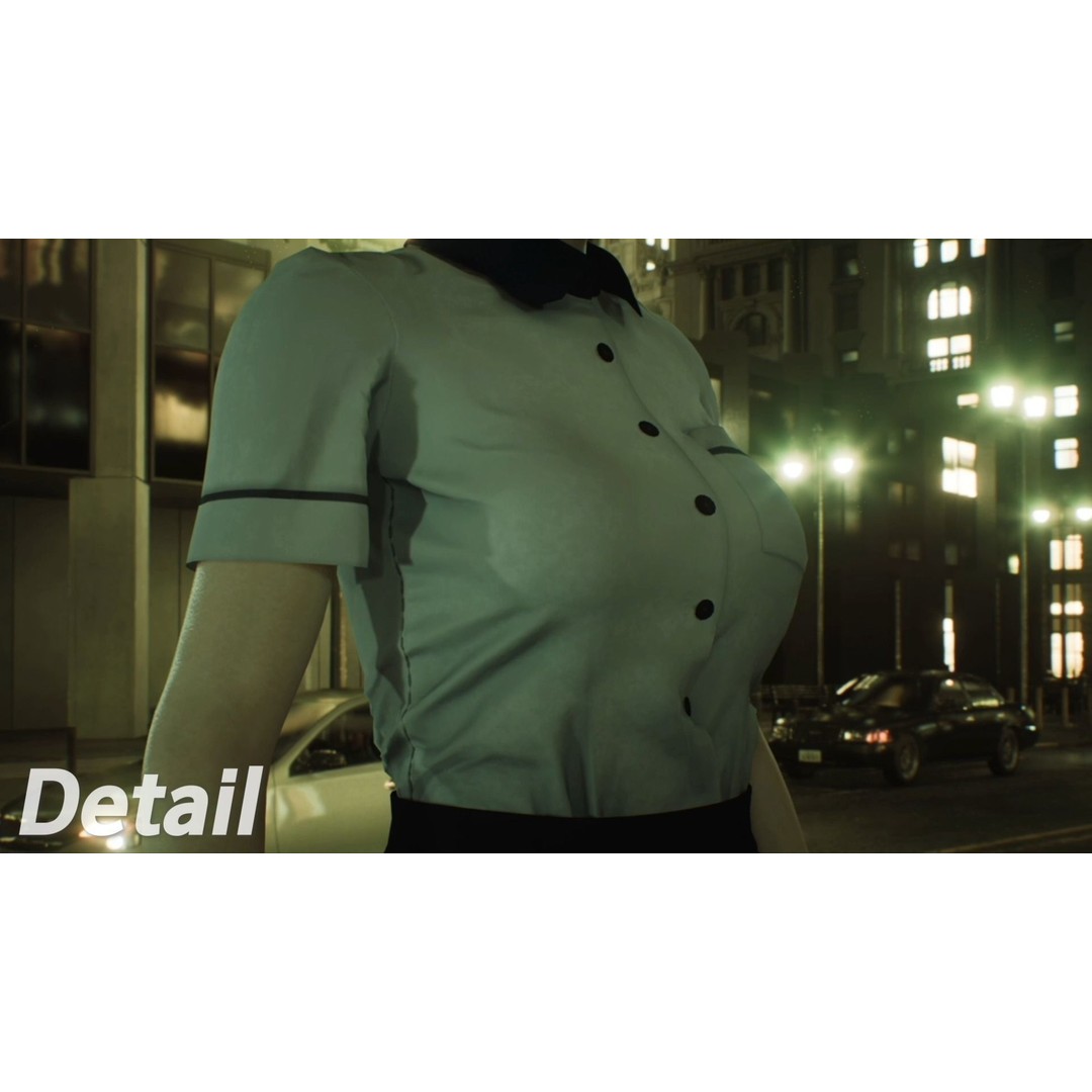 Asian School Girl 3D Model – Game Ready Low Poly Character, FBX - View 6