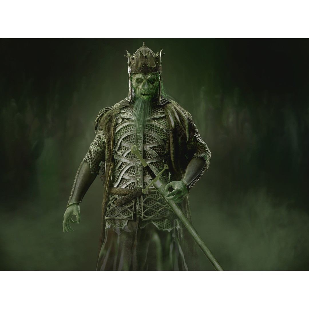 King of the Dead 3D Model – Low Poly Rigged Character, FBX, OBJ - View 3