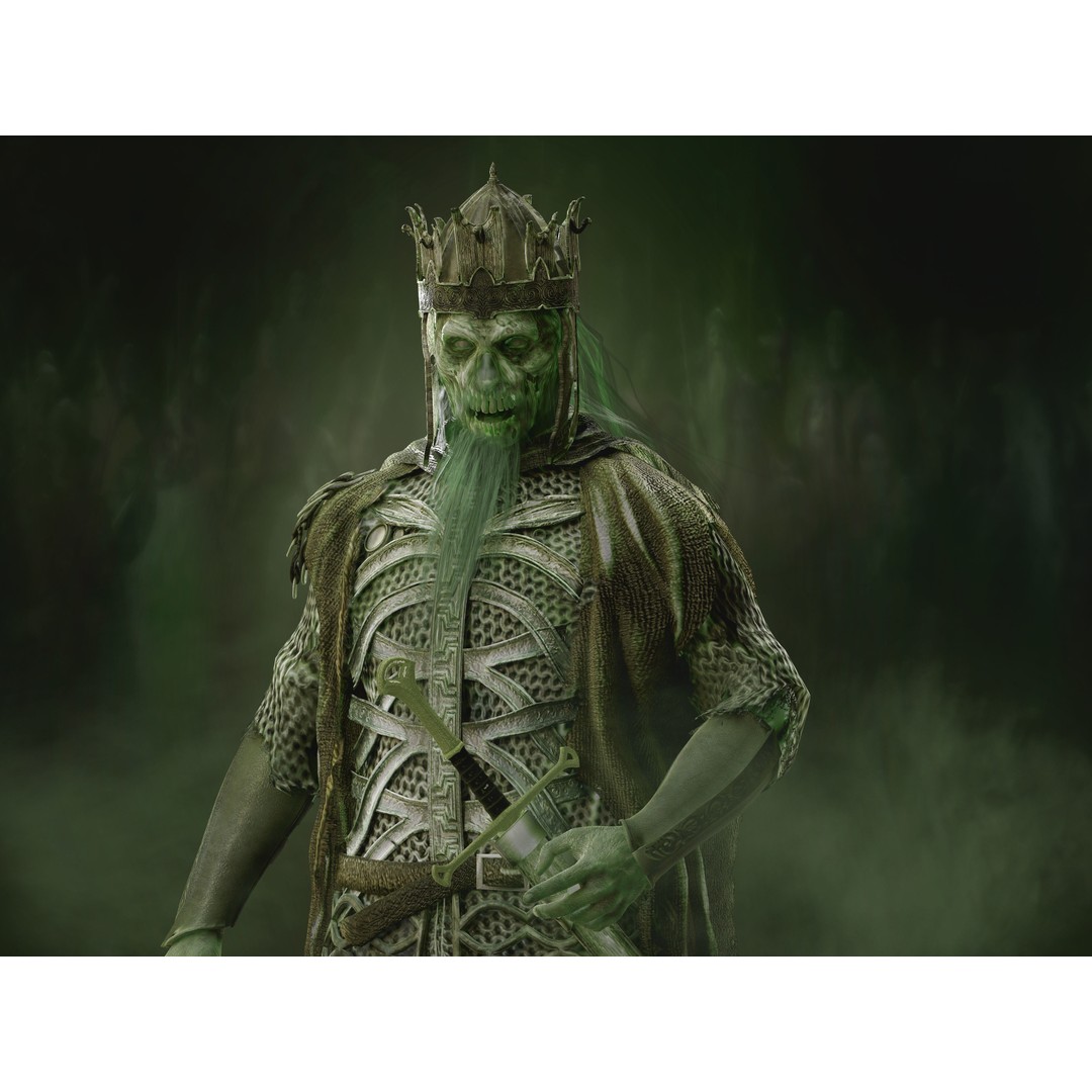 King of the Dead 3D Model – Low Poly Rigged Character, FBX, OBJ - View 5