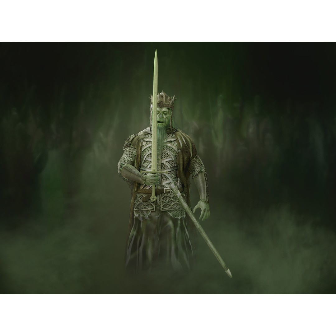 King of the Dead 3D Model – Low Poly Rigged Character, FBX, OBJ - View 6