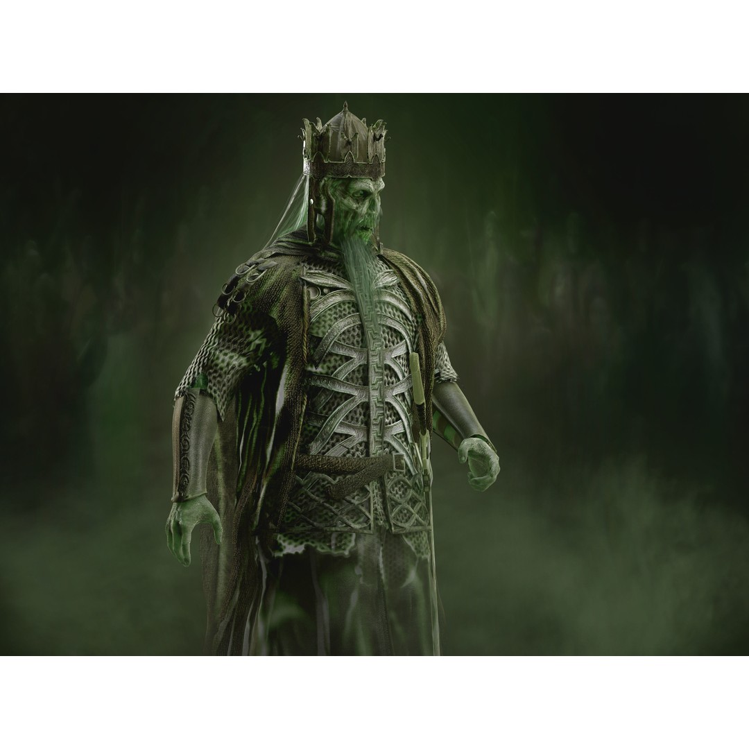 King of the Dead 3D Model – Low Poly Rigged Character, FBX, OBJ - View 7