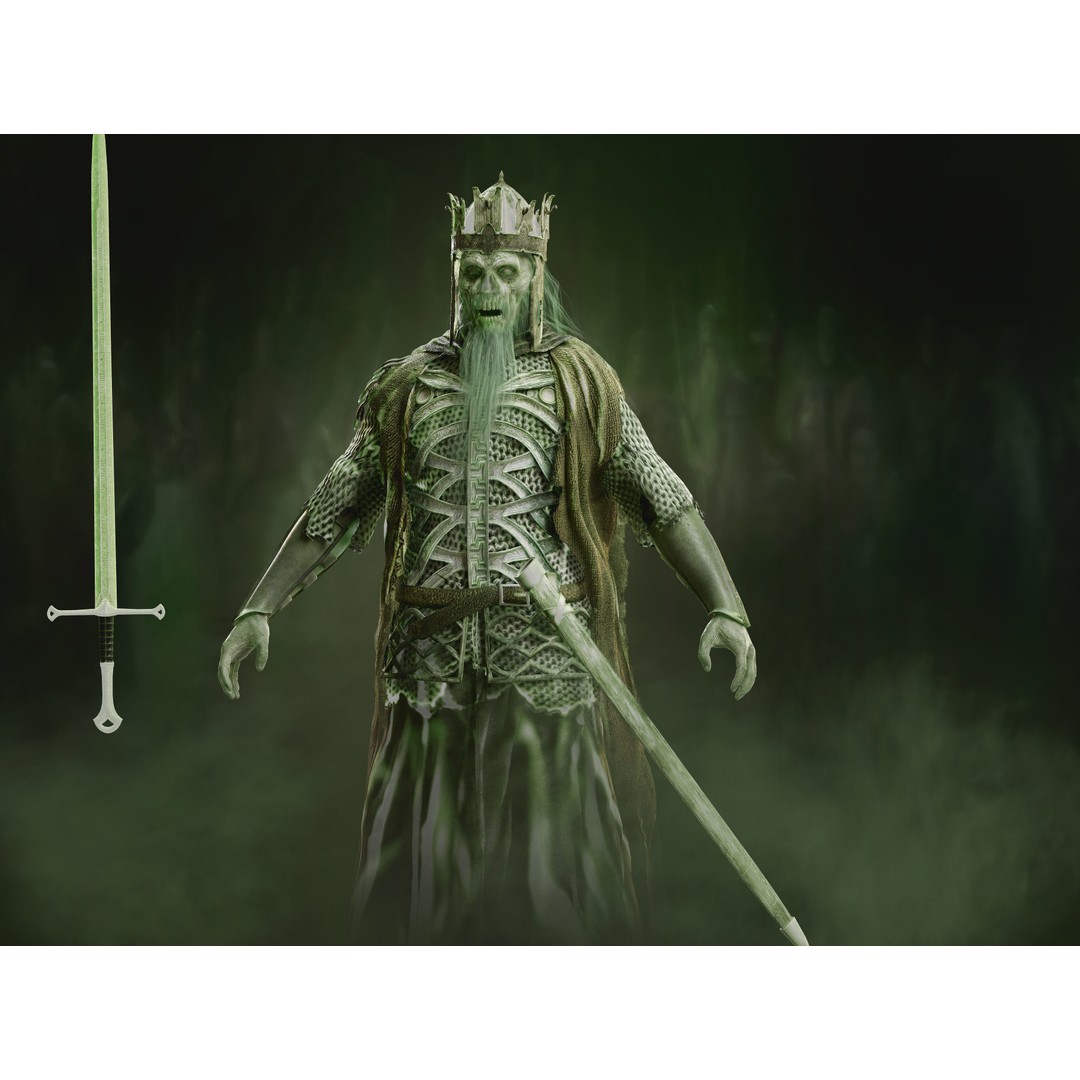 King of the Dead 3D Model – Low Poly Rigged Character, FBX, OBJ - View 9