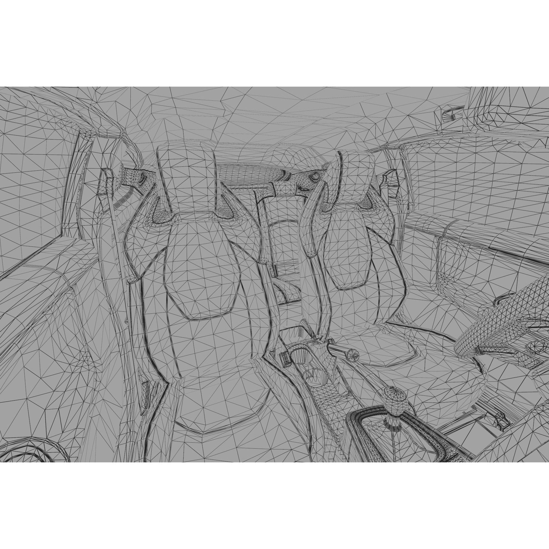 Toyota GR Yaris 2024 - High-Poly Interior 3D Model