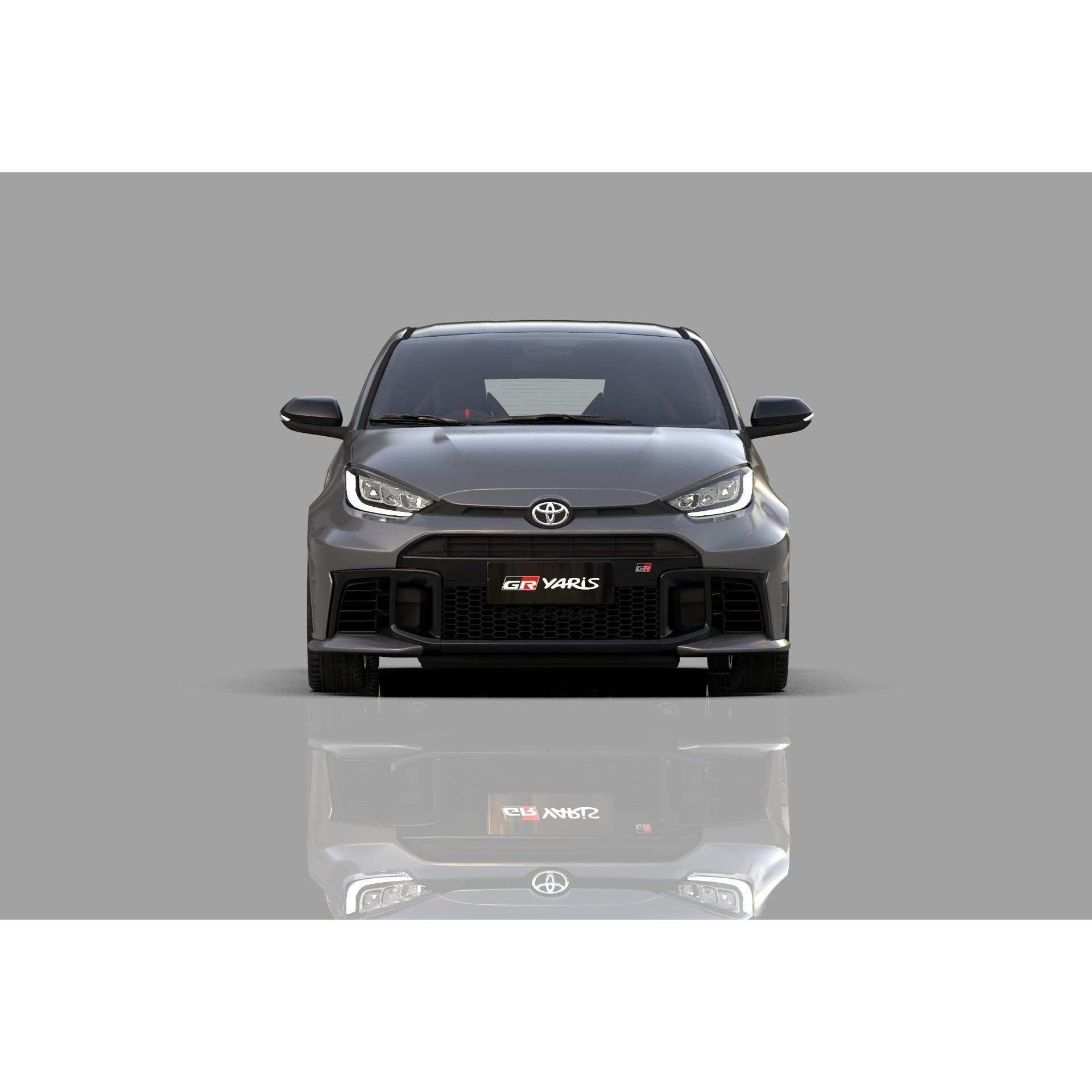 Toyota GR Yaris 2024 - High-Poly Interior 3D Model - View 10