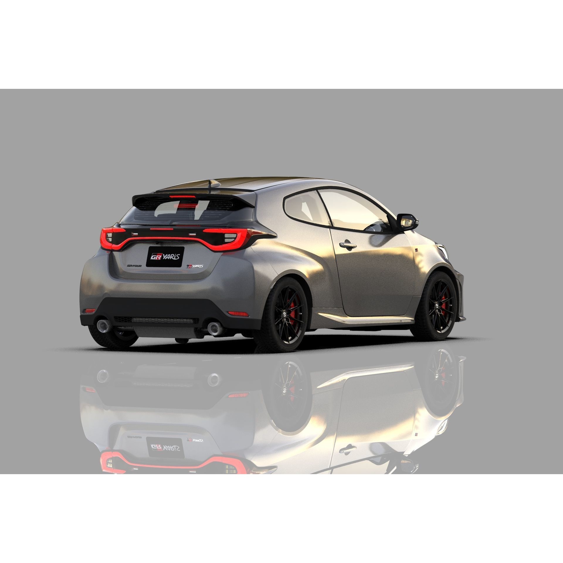 Toyota GR Yaris 2024 - High-Poly Interior 3D Model - View 13