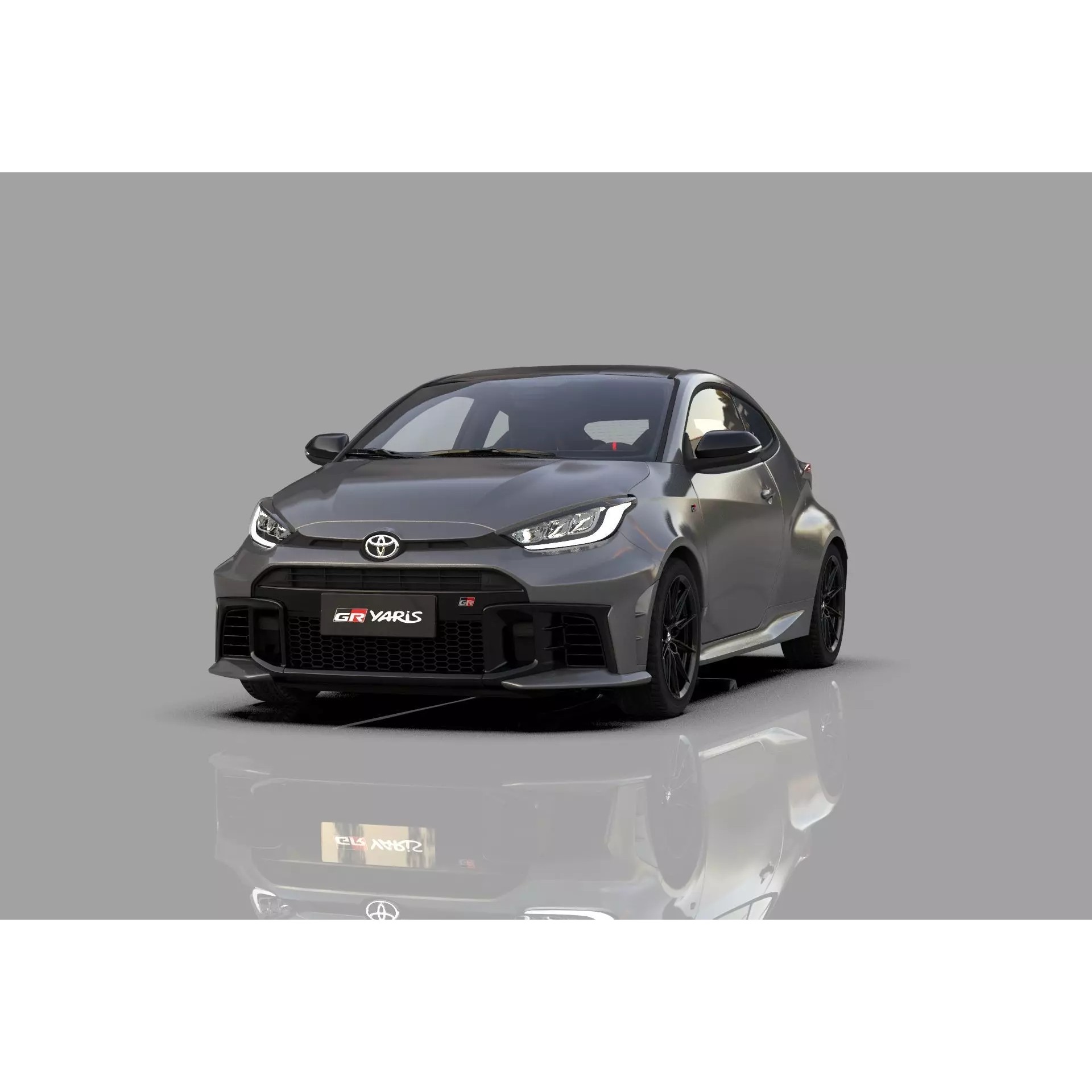 Toyota GR Yaris 2024 - High-Poly Interior 3D Model - View 2