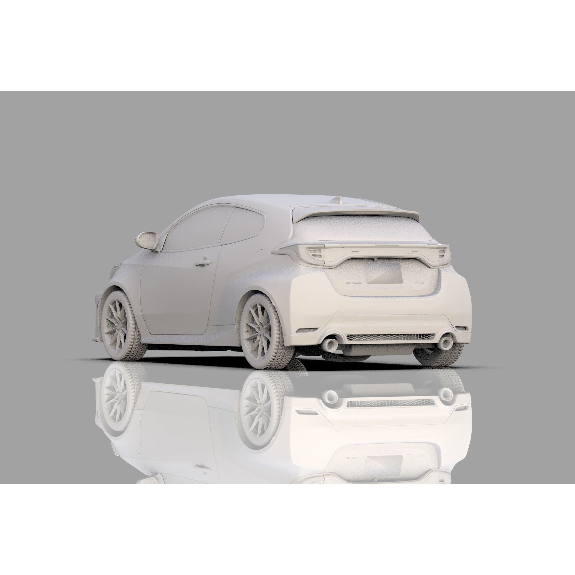 Toyota GR Yaris 2024 - High-Poly Interior 3D Model - View 30